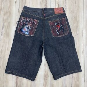 Red Monkey Company (RMC) by Martin Ksohoh raw Denim Shorts size 34